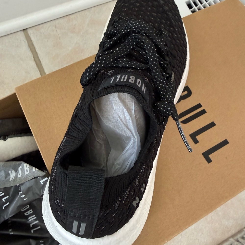 NOBULL Black and Dark Gray Drive Knit Shoes - Picture 5 of 7